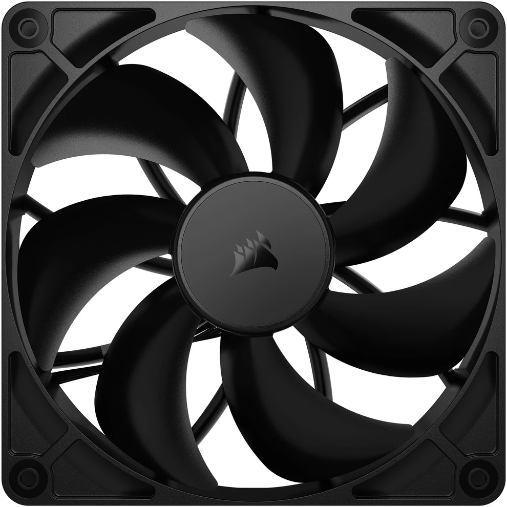 Corsair RS Series 140, PWM Fan 2 vnt. – 140mm, juodas