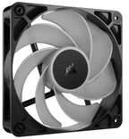 „Corsair RS“ serijos RS120-R ARGB PWM ventiliatorius, 3 vnt. pakuotėje, 120 mm, juodas