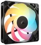 „Corsair RS“ serijos RS120-R ARGB PWM ventiliatorius, 3 vnt. pakuotėje, 120 mm, juodas
