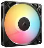„Corsair RS“ serijos RS120-R ARGB PWM ventiliatorius, 3 vnt. pakuotėje, 120 mm, juodas