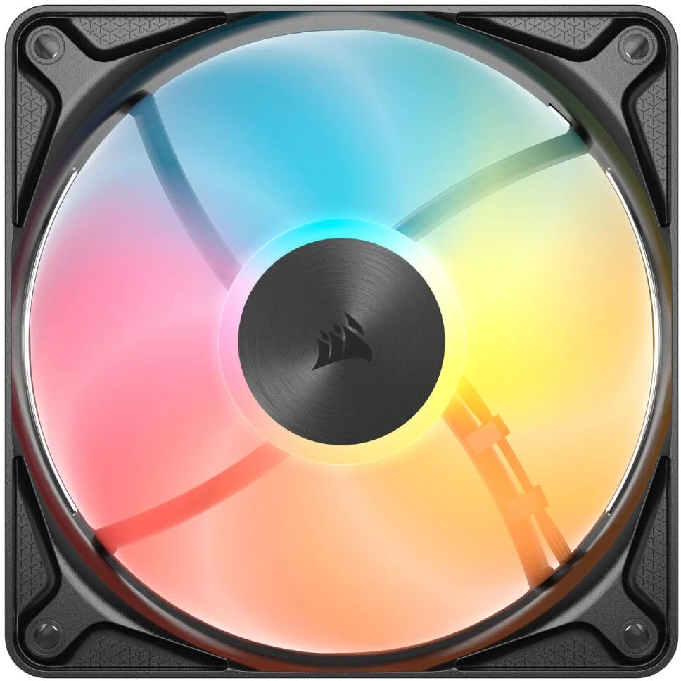 Corsair RS120 II ARGB 120mm Fan, PWM, ARGB - Juodas