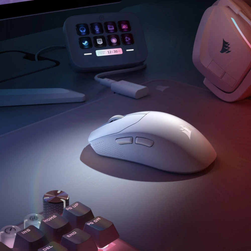 CORSAIR SABRE v2 PRO ULTRALIGHT Belaidė pelė žaidimams Baltas