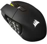 CORSAIR SCIMITAR ELITE WIRELESS SE Pelė žaidimams Gun metal 33000 DPI Optinė