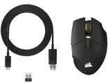 CORSAIR SCIMITAR ELITE WIRELESS SE Pelė žaidimams Gun metal 33000 DPI Optinė