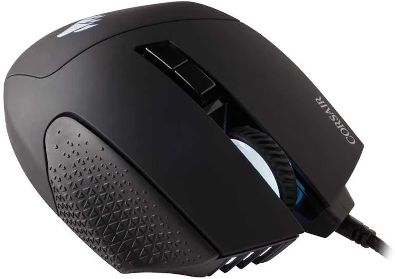 Corsair Scimitar RGB Elite Optinė MOBA/MMO žaidimų pelė, Juoda