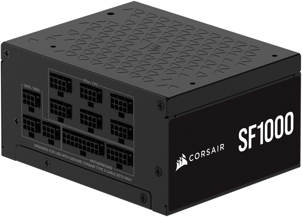 Corsair visiškai modulinis 80 PLUS platininis SFX maitinimo šaltinis (ES) | SF serija SF1000 | 1000 W