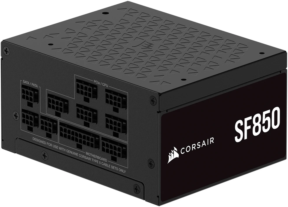 Corsair visiškai modulinis 80 PLUS platininis SFX maitinimo šaltinis (ES) | SF serija SF850 | 850 W