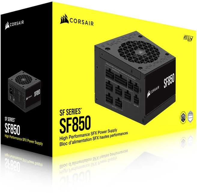 Corsair visiškai modulinis 80 PLUS platininis SFX maitinimo šaltinis (ES) | SF serija SF850 | 850 W