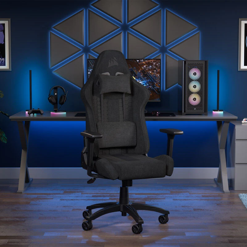CORSAIR TC100 RELAXED žaidimų kėdžių audinys Juodas