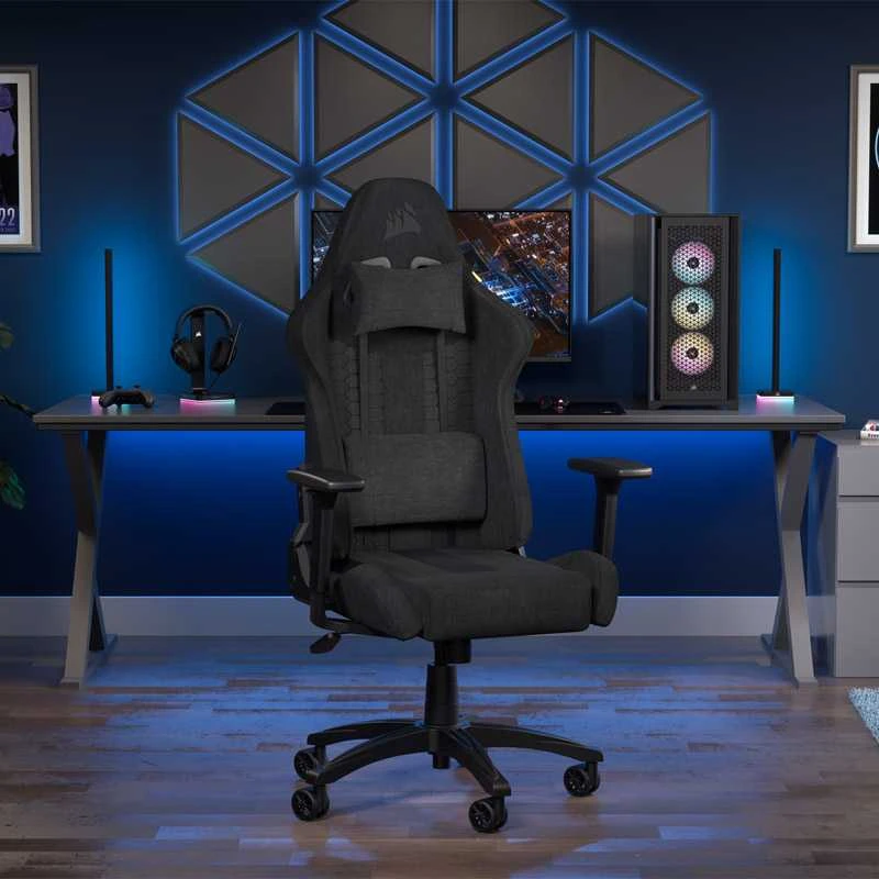 CORSAIR TC100 RELAXED žaidimų kėdžių audinys Juodas