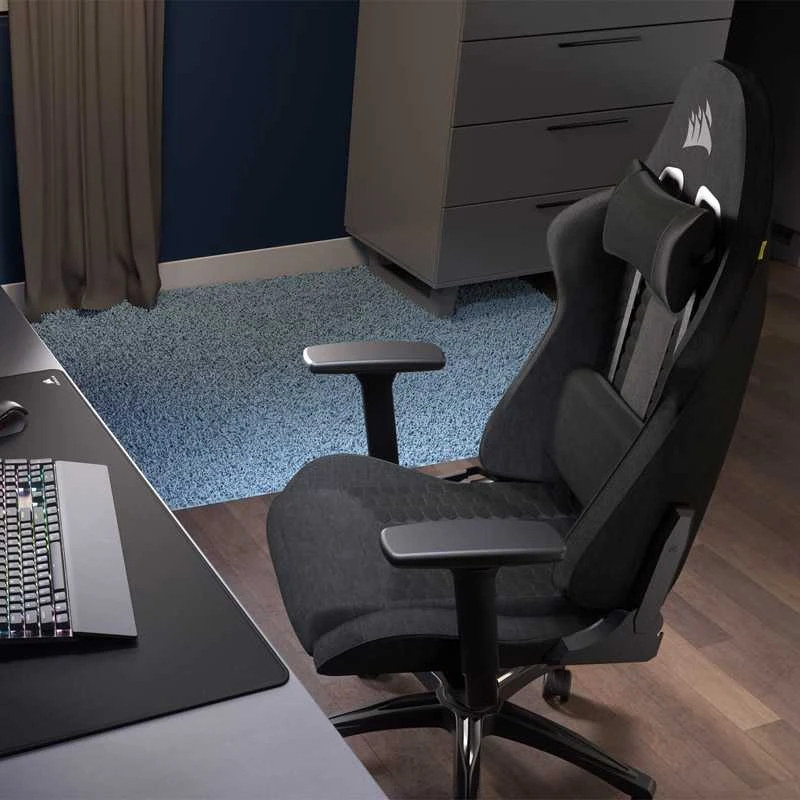 CORSAIR TC100 RELAXED žaidimų kėdžių audinys Juodas