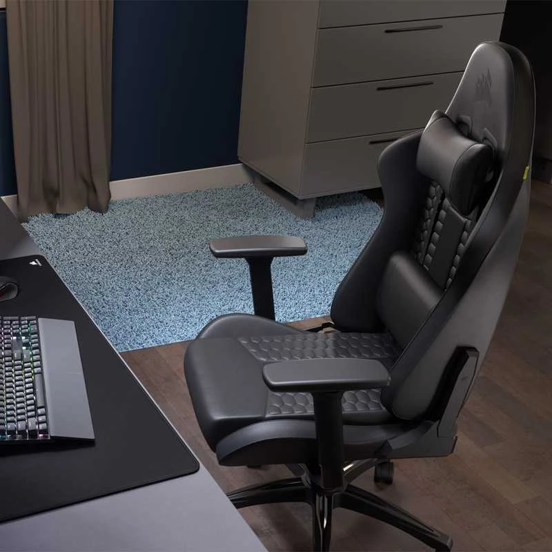 CORSAIR TC100 RELAXED žaidimų kėdė Leatherette Juodas