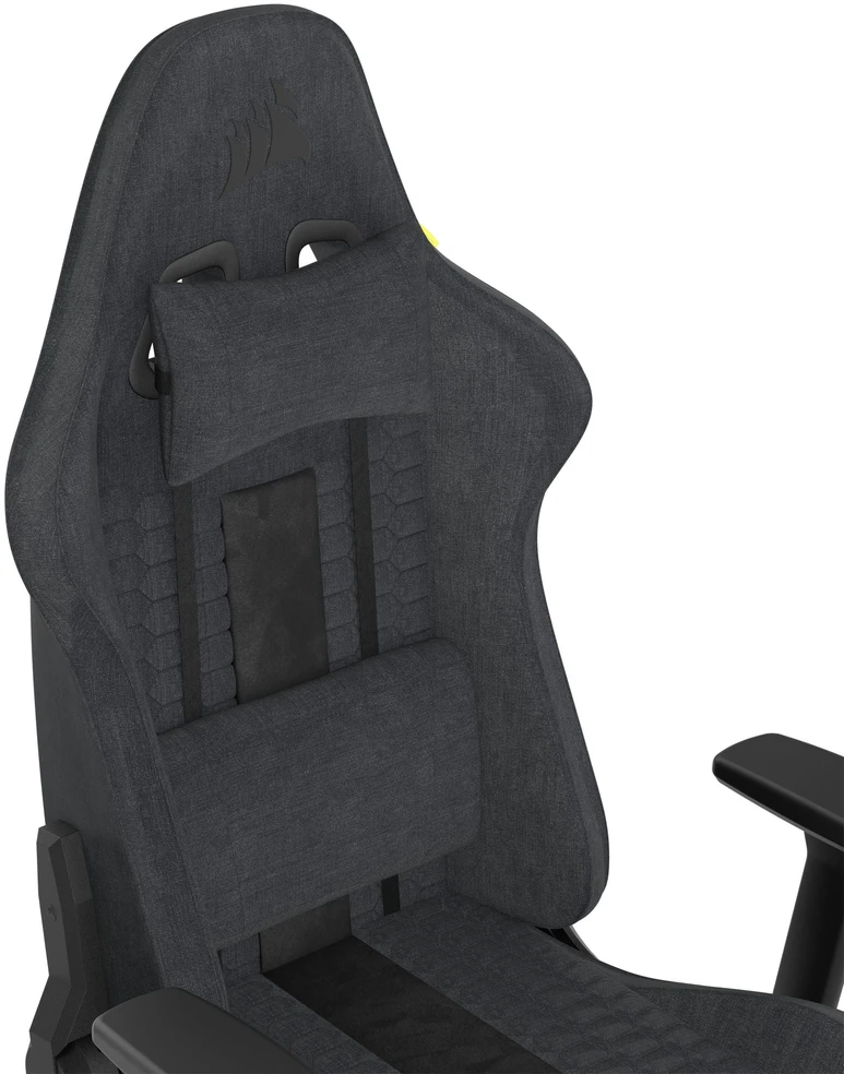 CORSAIR TC100 RELAXED Žaidimų kėdžių audinys Pilkas ir Juodas