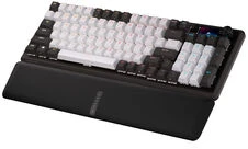 „Corsair VANGUARD 96“ žaidimų klaviatūra, mechaninė, RGB, 8000 Hz – MLX plazminiai jungikliai, ISO (DE), juoda/balta