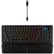 Corsair Vanguard 96 kabellose Gaming-Klaviatūra, mechanisch, RGB, LCD-Ekranas, DE-išdėstymas - juodas