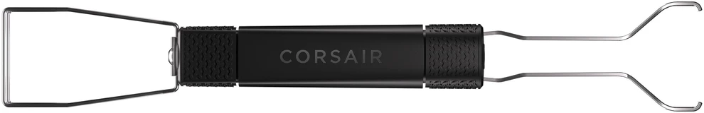Corsair VANGUARD 96 Klaviatūra žaidimams, mechaninė, RGB, 8,000 Hz - MLX Plasma Switches, ISO (DE), juodas/baltas