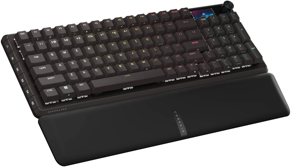 „Corsair Vanguard Pro 96 Gaming“ klaviatūra, RGB - MGX Holo efekto jungikliai, juodas, ISO