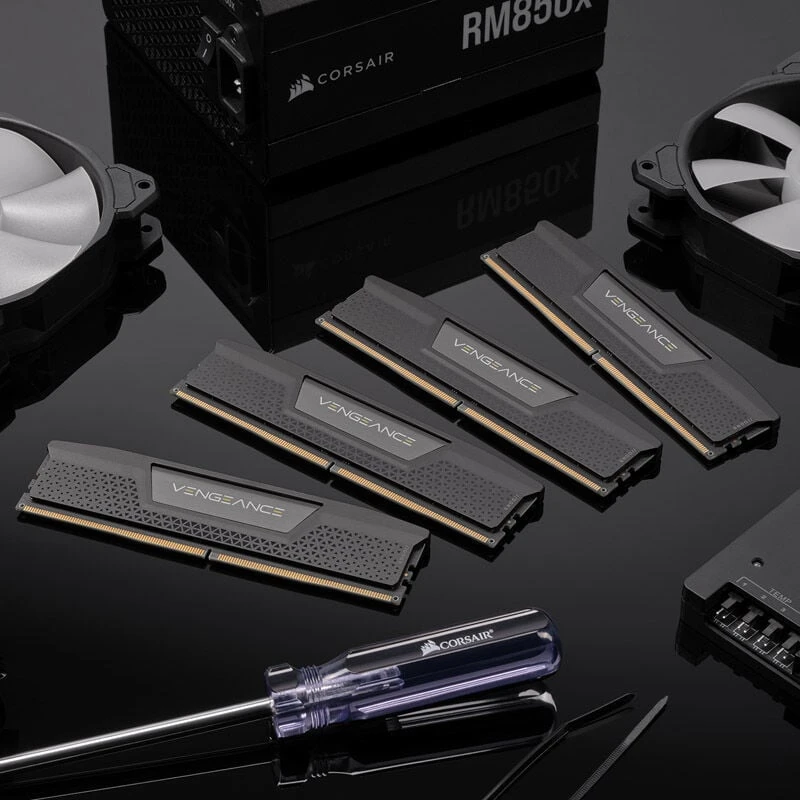 RAM CORSAIR VENGEANCE 32GB 2x16GB DDR5 6000MT/s DIMM Unbuffered 36-44-44-96 Std PMIC XMP 3.0 Juodas Heatspreader PCB 1.4V