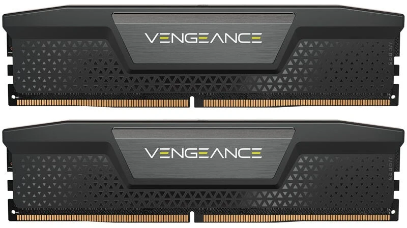 RAM CORSAIR VENGEANCE 32GB 2x16GB DDR5 6000MT/s DIMM Unbuffered 30-36-36-76 Std PMIC XMP 3.0 Juodas Heatspreader Juodas PCB 1.4V