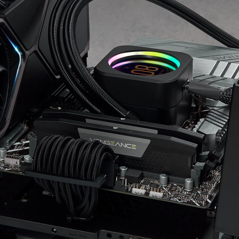 RAM „Corsair Vengeance CMK32GX5M2B6400C32“ ausinės