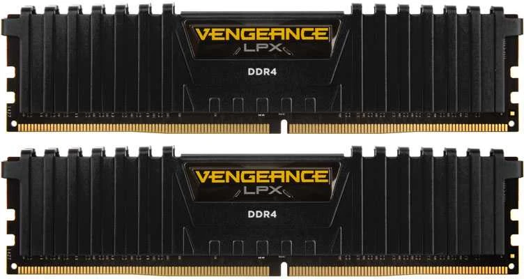 32 GB (2 x 16 GB) „Corsair Vengeance LPX Juodas DDR4-2133“ RAM CL13 (13-15-15-28)