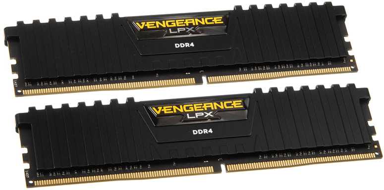 RAM CORSAIR DDR4 2666MHz 32GB Kit 2x16GB Vengeance LPX Juodas Skylake 1.2V XMP2.0