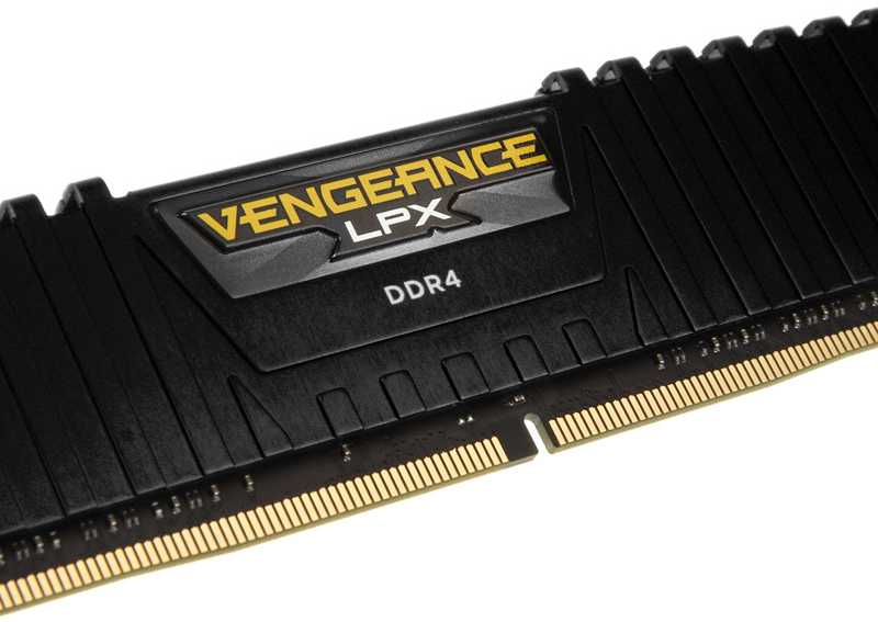 RAM CORSAIR DDR4 2666MHz 32GB Kit 2x16GB Vengeance LPX Juodas Skylake 1.2V XMP2.0