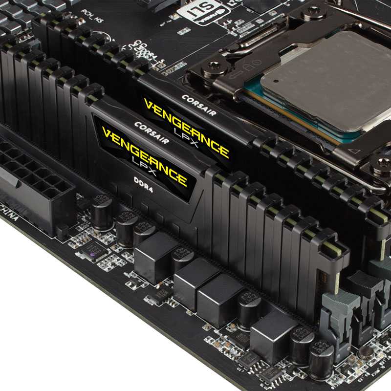 CORSAIR 16GB RAMKit 2x8GB DDR4 3000MHz 2x288Dimm Unbuffered 16-20-20-38 Vengeance LPX Juodas Heat Spreader 1,35V XMP2.0