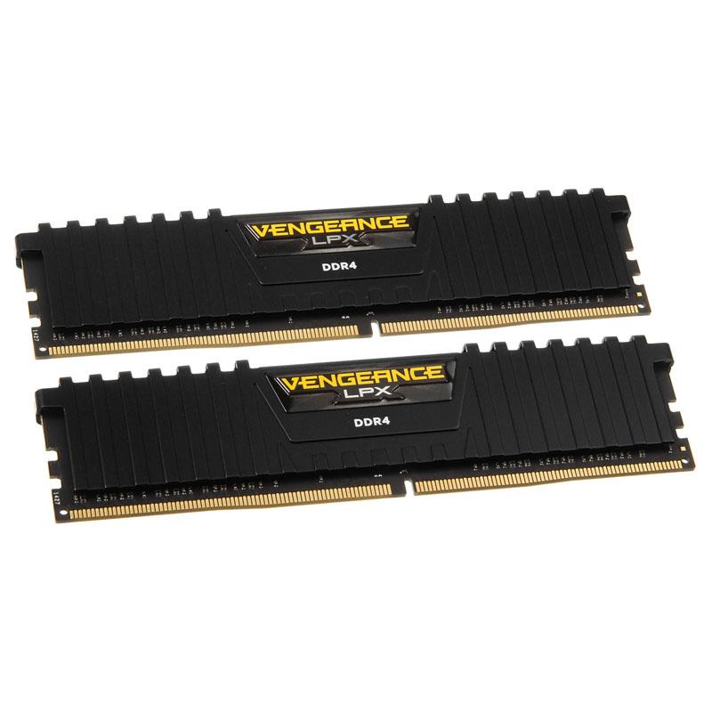 CORSAIR 16GB RAMKit 2x8GB DDR4 3000MHz 2x288Dimm Unbuffered 16-20-20-38 Vengeance LPX Juodas Heat Spreader 1,35V XMP2.0