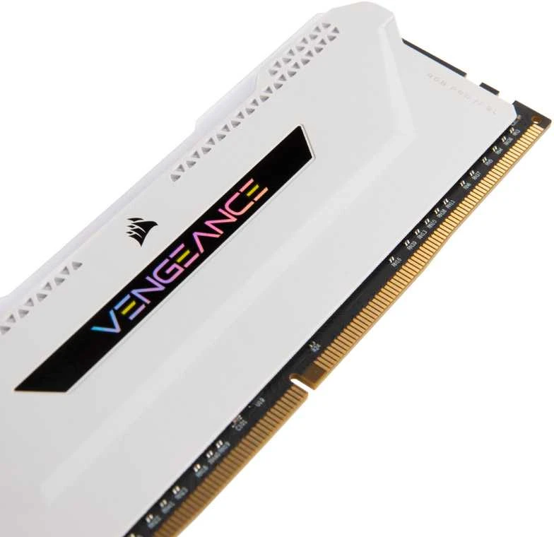 RAM Corsair Vengeance RGB Pro SL Baltas 32GB [2x16GB 3200MHz DDR4 CL16 DIMM]