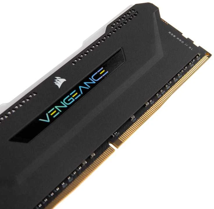 RAM CORSAIR DDR4 16GB 2x8GB 3200MHz DIMM CL16 VENGEANCE RGB Pro SL Juodas 1.35V XMP 2.0