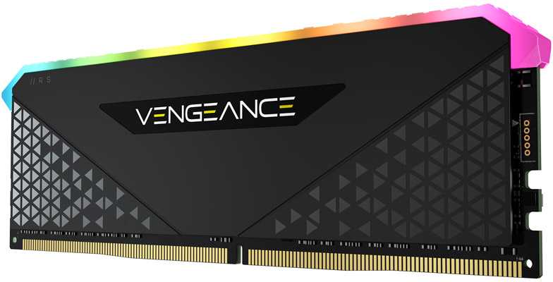 RAM Corsair Vengeance RGB RS Juodas 64GB Kit (2x32GB) DDR4-3600 CL18 DIMM atmintis