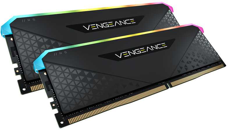 RAM Corsair Vengeance RGB RS Juodas 64GB Kit (2x32GB) DDR4-3600 CL18 DIMM atmintis