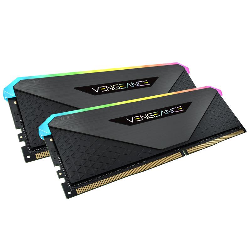 RAM Corsair Vengeance RGB RT Juodas 32GB Kit (2x16GB) DDR4-3200 CL16 DIMM atmintis