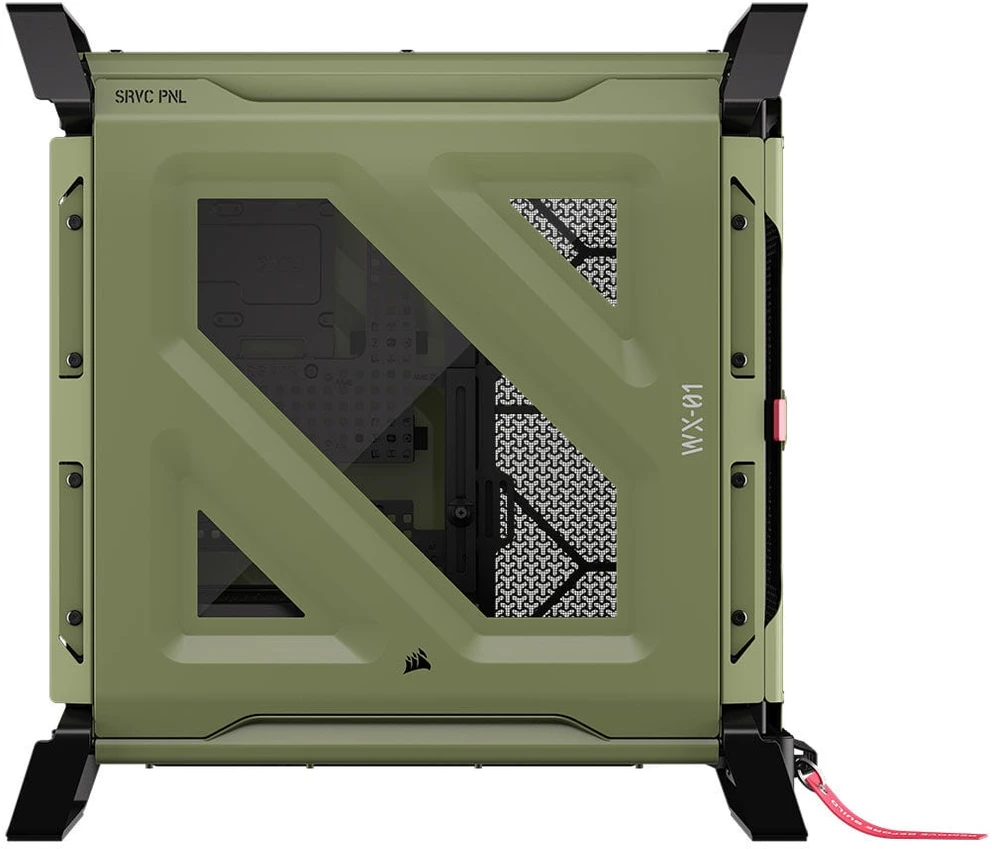 Corsair WARTHOG Performance vidutinės bokšto korpuso korpusas, žalias