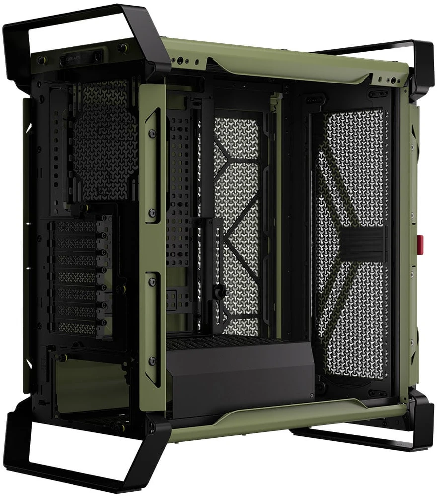 Corsair WARTHOG Performance vidutinės bokšto korpuso korpusas, žalias