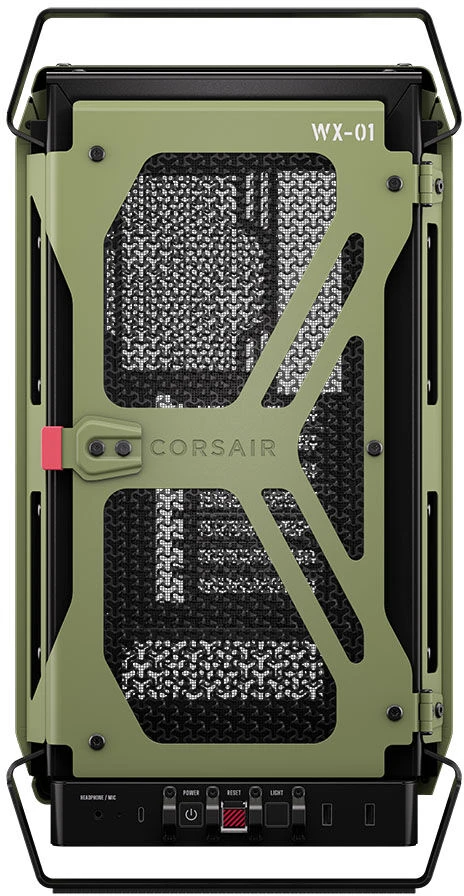 Corsair WARTHOG Performance vidutinės bokšto korpuso korpusas, žalias
