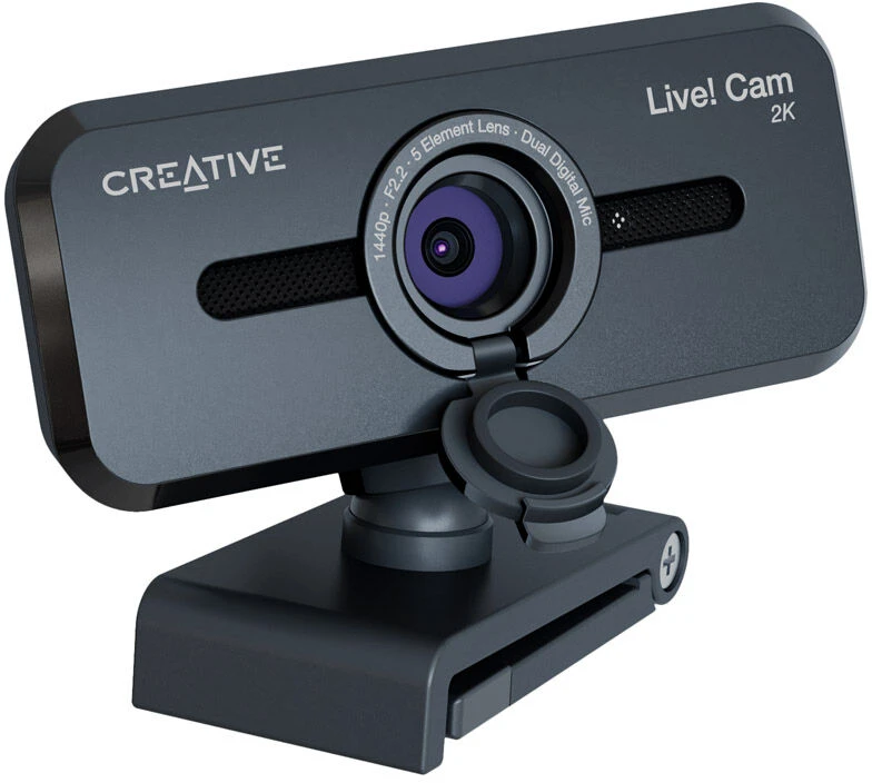 Creative internetinė kamera Sync V32K QHD juodos spalvos