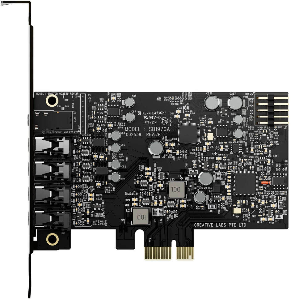 Creative Sound Blaster Audigy Fx Pro, Garso plokštė