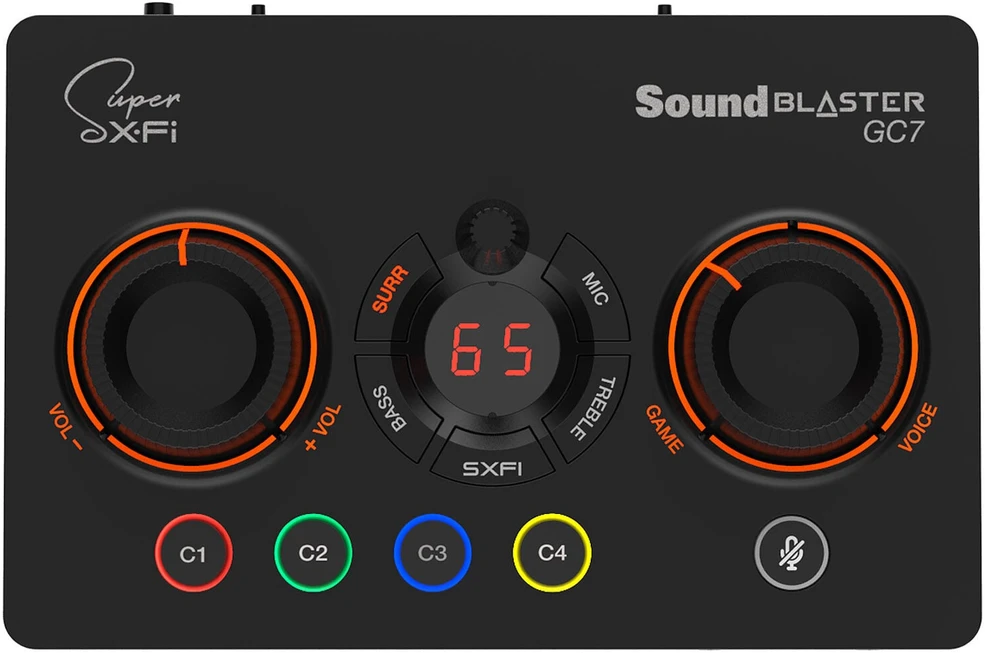 Creative išorinė garso plokštė Sound Blaster GC7 USB-C