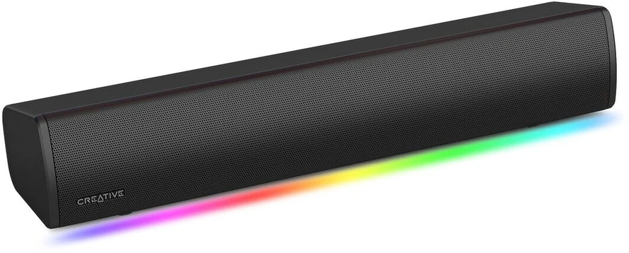 Namų kino sistema Creative Soundbar belaidis GS3 juodos spalvos Bluetooth 5.4