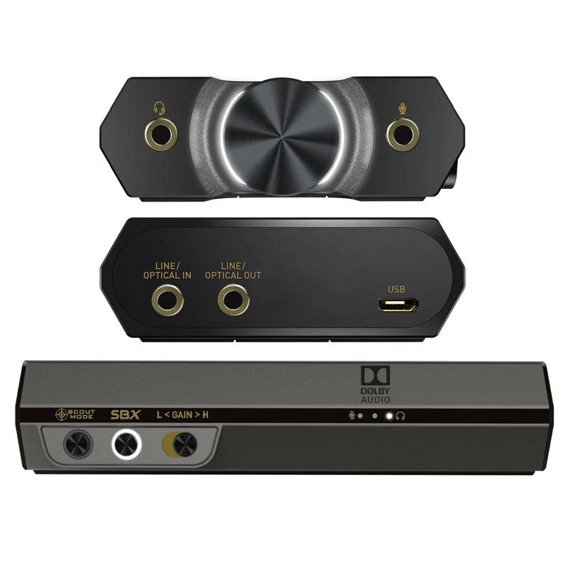 Garso plokštė Creative Sound BlasterX G6 7.1 HD extern, modelis 