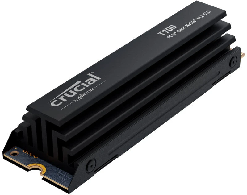 „Crucial T700 M.2 PCI-e 5.0 NVMe 4TB“ radiatorius