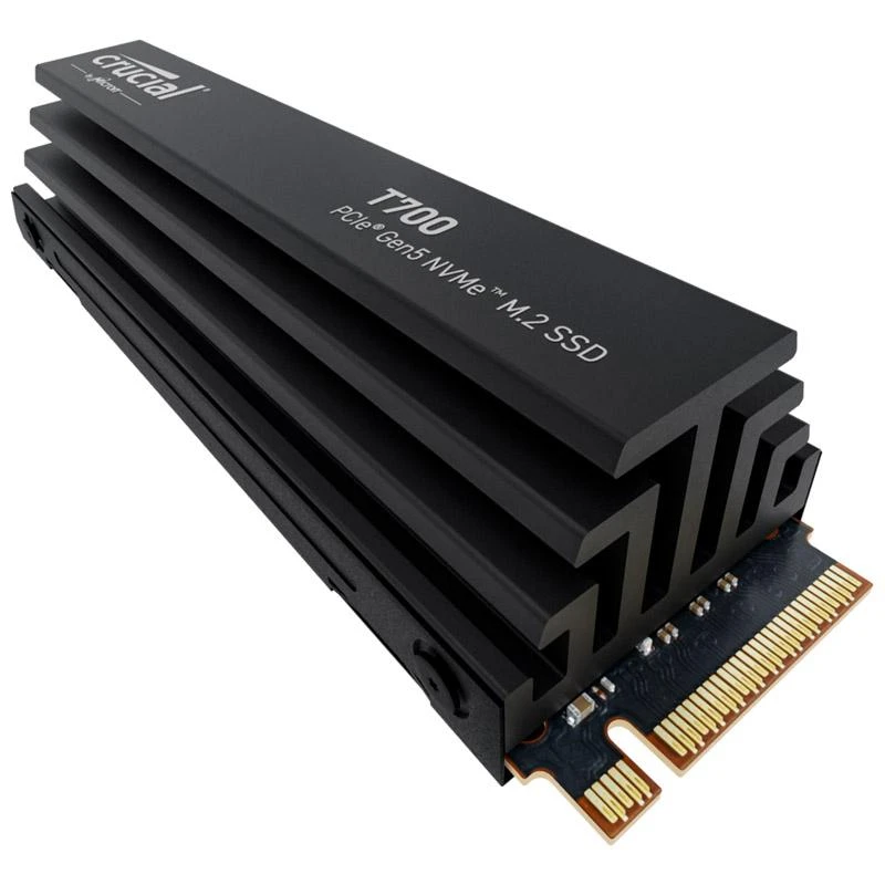 „Crucial T700 M.2 PCI-e 5.0 NVMe 1TB“ radiatorius
