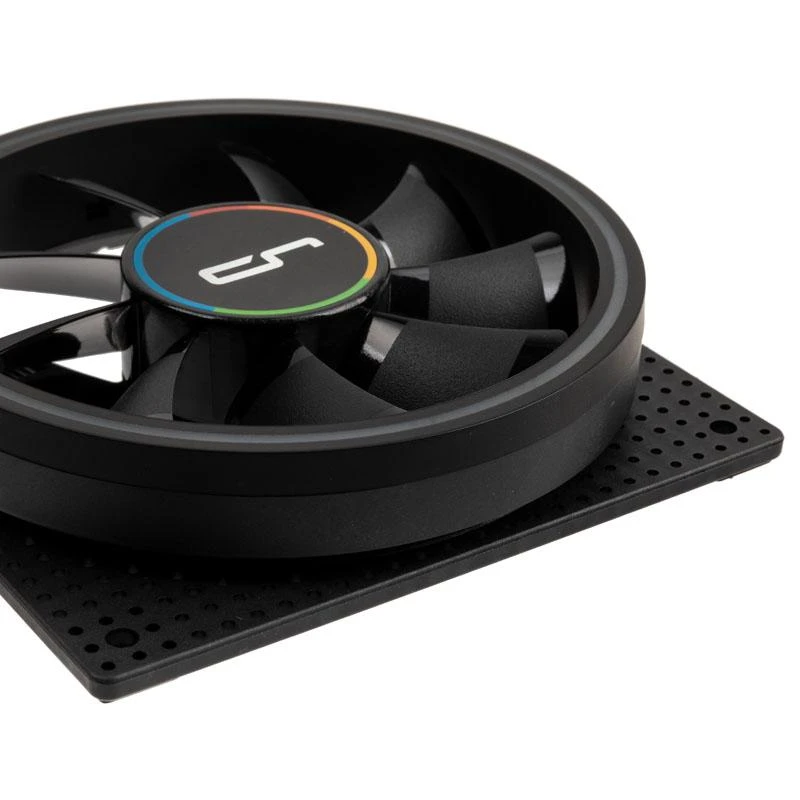Cryorig Crona S PWM korpuso ventiliatorius, ARGB – 120mm, juodos spalvos