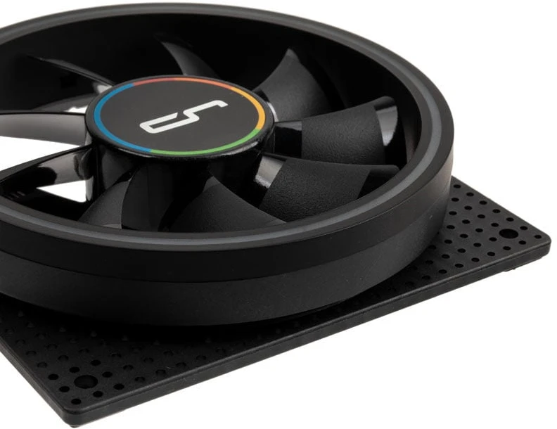 Cryorig Crona S PWM korpuso ventiliatorius, ARGB, 3er Pack – 120mm, juodos spalvos