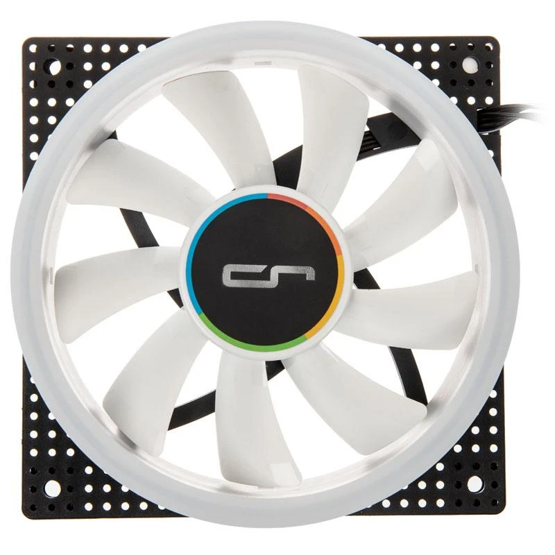 Cryorig Crona X PWM korpuso ventiliatorius, ARGB – 120mm, baltos spalvos