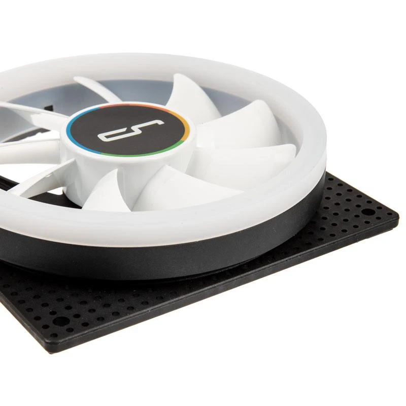 Cryorig Crona X PWM korpuso ventiliatorius, ARGB – 120mm, baltos spalvos
