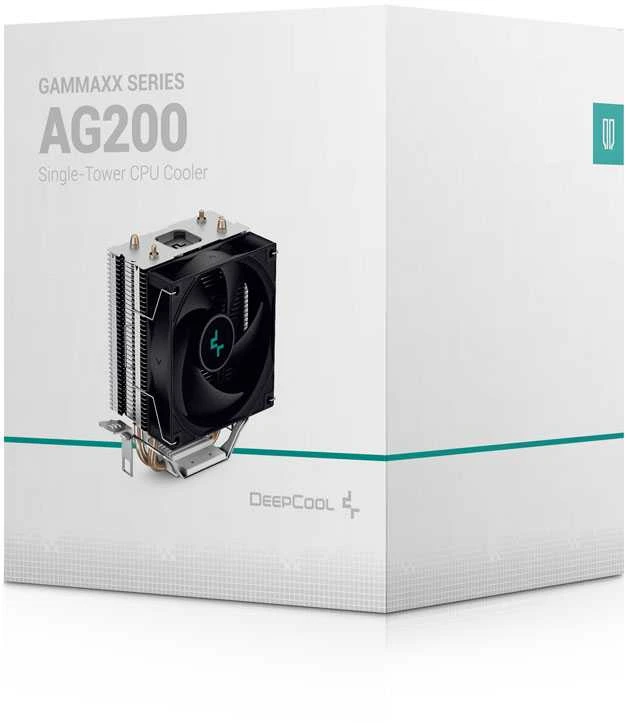 Deepcool | CPU Cooler | AG200 | Juodas | Intel, AMD