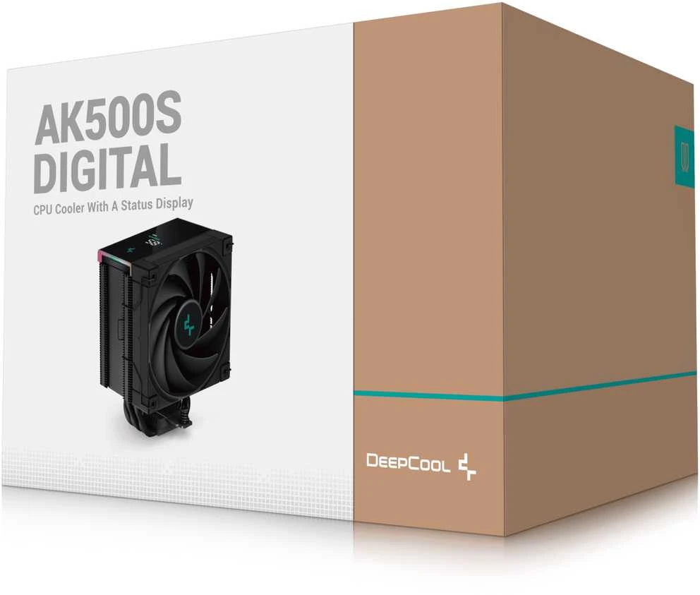 Deepcool AK500S procesoriaus aušintuvo pakuotė